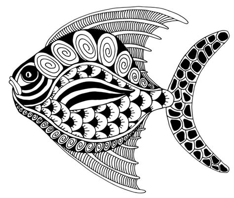 Tangle Tangle Tangle - Zentangle Fish