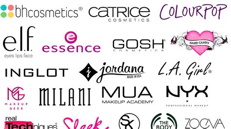 Cosmetic Brand Logos