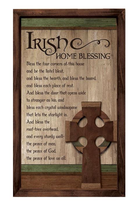 C.ART Irish Home Blessing For Home For Wall Blessings at Irish on Grand