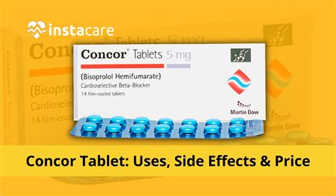 Concor Tablet – Uses Side Effects Dosages and Price in Pakistan