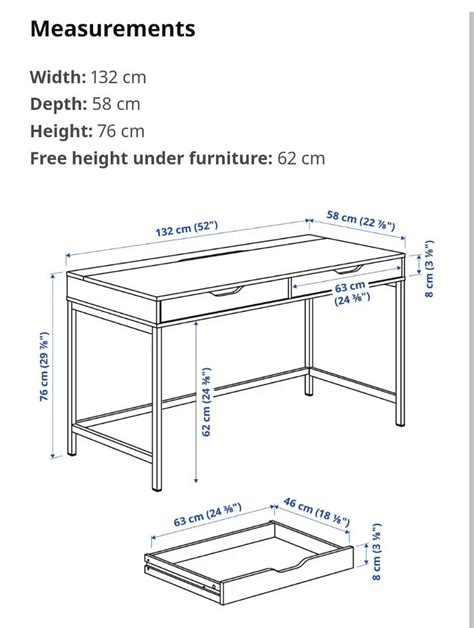 Ikea Alex Desk, Furniture & Home Living, Furniture, Tables & Sets on ...