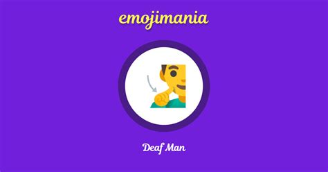 🧏‍♂️ Deaf Man emoji Copy & Paste - Emojimania