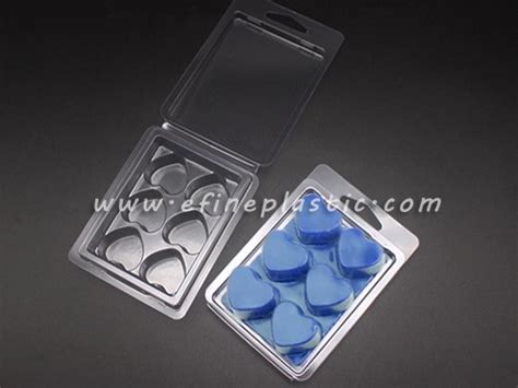 Heart Shaped Wax Melts Molds Clamshells Wholesale Manufacturer