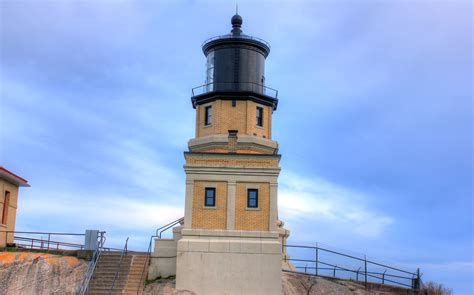 Tall Lighthouse at Split Rock lighthouse Minnesota image - Free stock ...