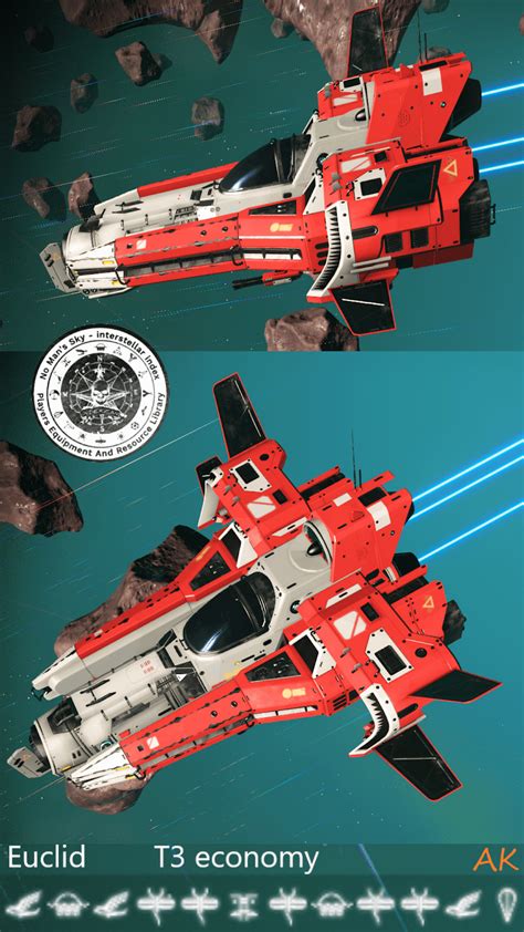 Red, Grey and White Accents. Triple Thruster Heavy E-Wing Barrel Fighter. T3 Vy'keen - Euclid ...