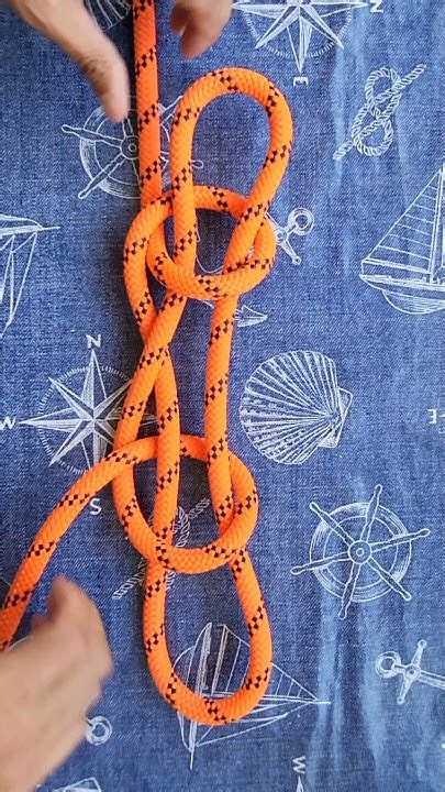 sheepshank knot ⛵️ nodo margherita ⚓️ #sailing #knots #tutorial #nodi # ...