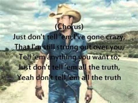 Jason Aldean-The Truth Lyric Video - YouTube | Jason aldean lyrics, Jason aldean, The truth lyrics