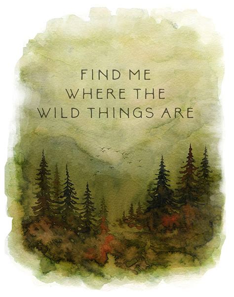 The Wild Things Print, the Wild Things Are, Wild Things Print, Wild Things Nursery Decor, Wild ...