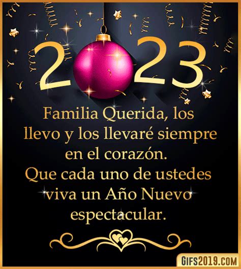 Feliz año nuevo 2024 Familia 【 ️】Frases, Mensajes y GiF | Frases de ...