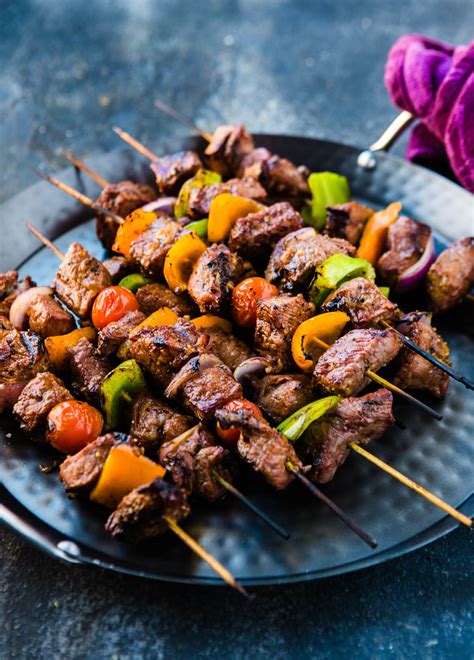 Marinated Beef Shish Kabobs - A Zesty Bite