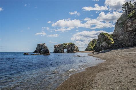 The Sea of Okhotsk. Cape Velikan, Island Sakhalin, Russia Stock Image - Image of pattern, giant ...