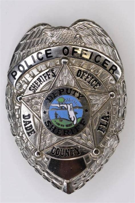 Obsolete Deputy Sheriff Dade County Florida Badge - Jan 10, 2020 ...