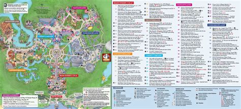 Magic Kingdom Park map (With images) | Disney world map, Disney world ...