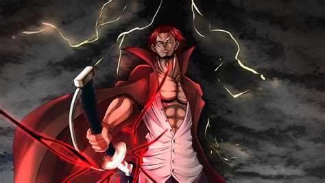 1360x768 Resolution Anime One Piece HD Cool Shanks Art Desktop Laptop ...