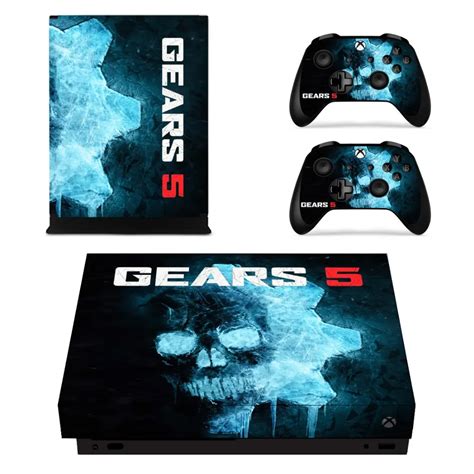 Gears of War 5 Skin Sticker Decal For Microsoft Xbox One X Console and Controllers Skins ...