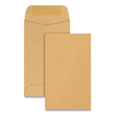 QUA50260 Quality Park Kraft Coin & Small Parts Envelope - Zuma