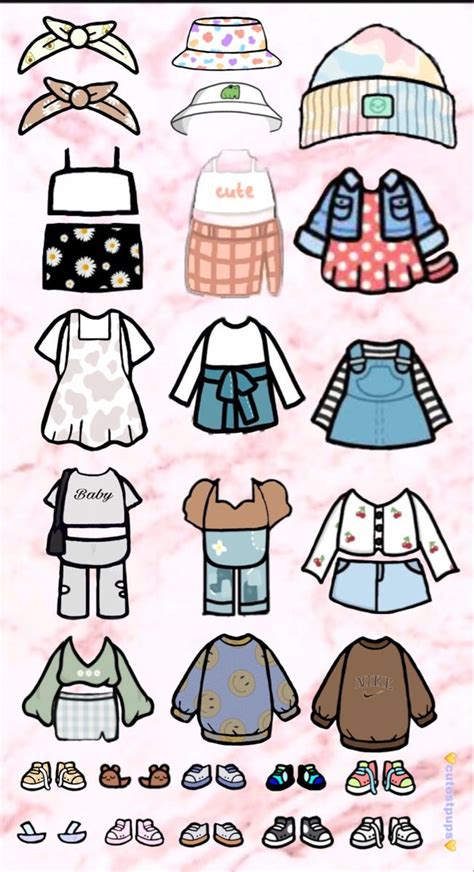 Toca Boca Printables Clothes