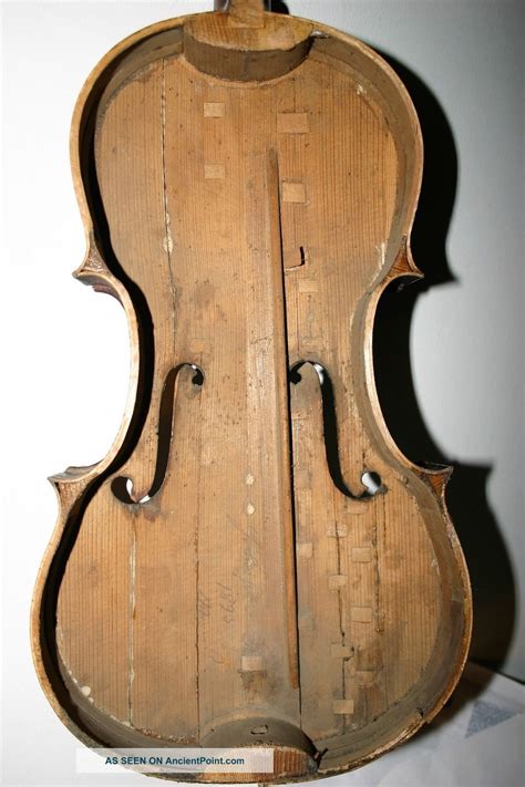 Old Antique Well Played Italian? Violin For Repair Label Guarnerius ...