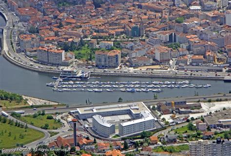 Pontevedra Marina in Galicia, Spain