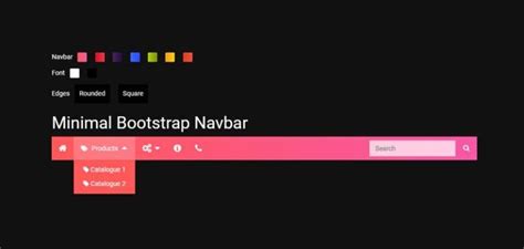 Bootstrap Navigation Bar [ 20 Best Navbar Examples ]