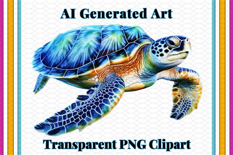 Sea Turtle AI Generated Transparent PNG Grafica di AI Art Originals ...