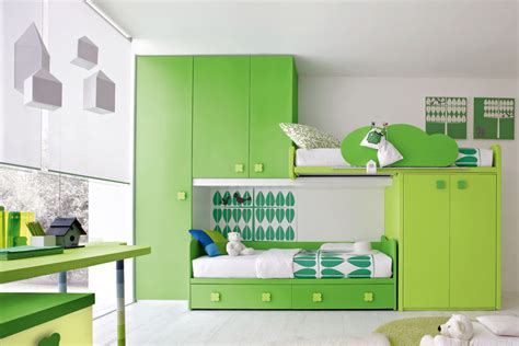 Contemporary Green Kids Bedroom By Stemik Living | DigsDigs