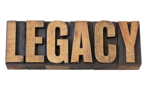 What kind of legacy are you leaving for those that you love? One of health and wellness, or one ...