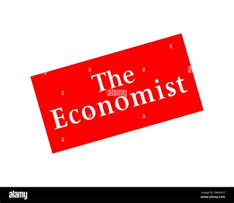 The Economist, rotated logo, white background Stock Photo - Alamy