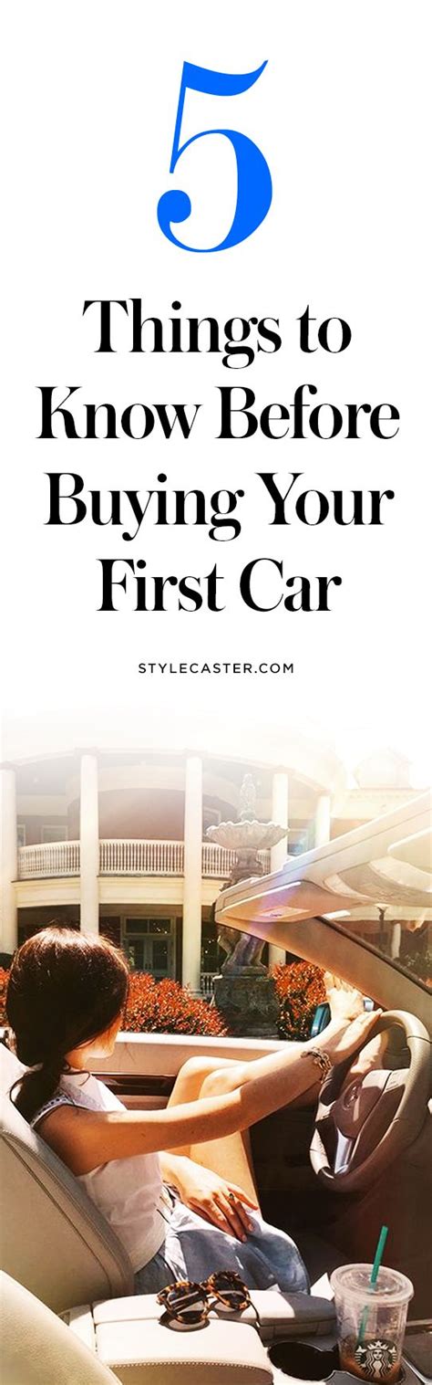 5 Insider Secrets to Know Before Buying Your First Car | Buying your ...