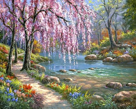 40X50cm Frameless diy Beautiful landscape painting by numbers picture oil painting on canvas for ...