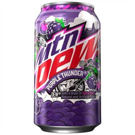 Mountain Dew® Purple Thunder Soda Cans, 12 pk / 12 oz - Smith’s Food ...