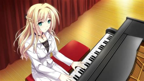 Girl playing the piano HD desktop wallpaper : Widescreen : High ...