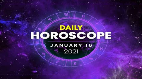 Daily Horoscope: 16 January 2021 - Boldsky.com