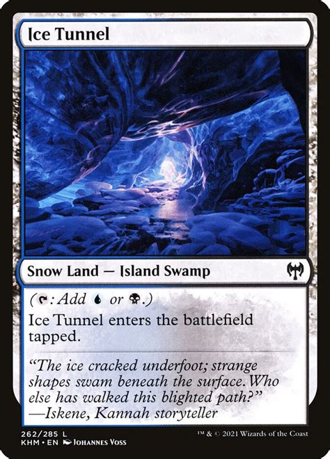 Ice Tunnel · Kaldheim (KHM) #262 · Scryfall Magic The Gathering Search