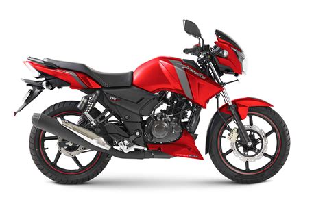 TVS Apache RTR 160, RTR 180 gets Syrah Matte Red Color - GaadiKey