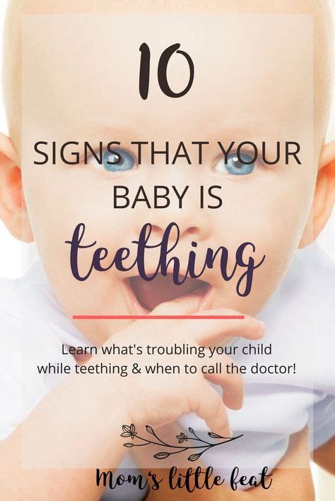 10 Top Signs that Your Baby is Teething | Baby teething remedies, Teething signs, Baby teething ...