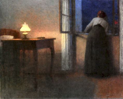 schikaneder, jakub - Evening Interior | Jakub schikaneder, Painting ...