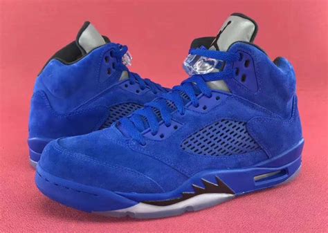 Air Jordan 5 Blue Suede Release Date - Sneaker Bar Detroit