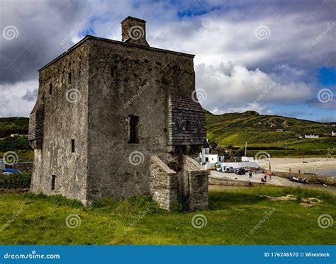 Castle of the Pirate Queen Grace O Malley on the Clare Island in Clew ...