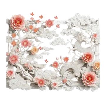 Elegant Floral Wedding Backdrop Wallpaper PNG Transparent Images Free ...