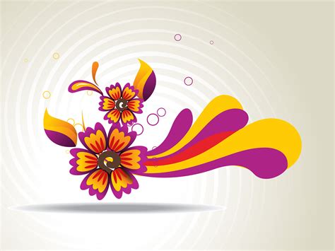 Abstract Flowers Free Vector Art - (59804 Free Downloads)