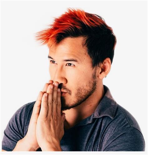 Markiplier Marimoo Mark Redhair Youtuber Freetoedit - Markiplier Red Hair - 1024x1024 PNG ...