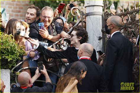 The Photos of Timothee Chalamet's Entrance at the Venice Film Festival ...