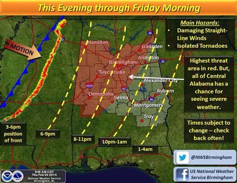 Afternoon temperatures top 80 degrees, severe weather predicted overnight for Tuscaloosa - al.com