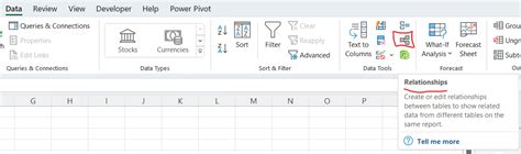 Excel Table Relationships - BeginCodingNow.com