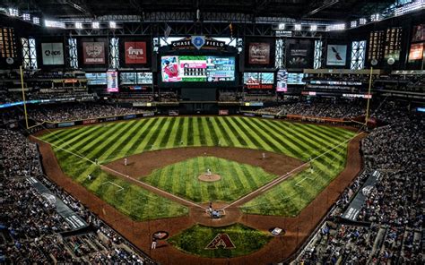 Download wallpapers Chase Field, Bank One Ballpark, Arizona ...