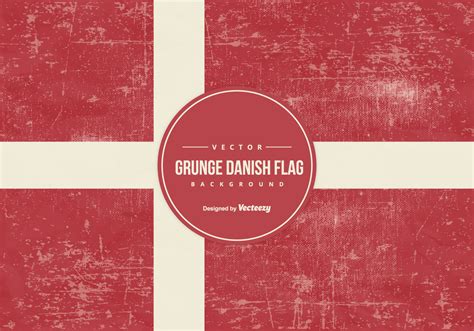 Grunge Style Danish Flag 141825 Vector Art at Vecteezy