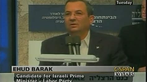 Israeli Prime Minister Candidate Ehud Barak Speech | C-SPAN.org