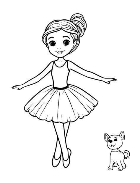 25 Ballerina Coloring Pages: Fun Free Sheets