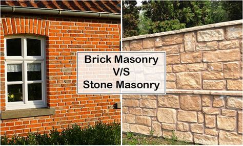 Difference Between Brick Masonry and Stone Masonry